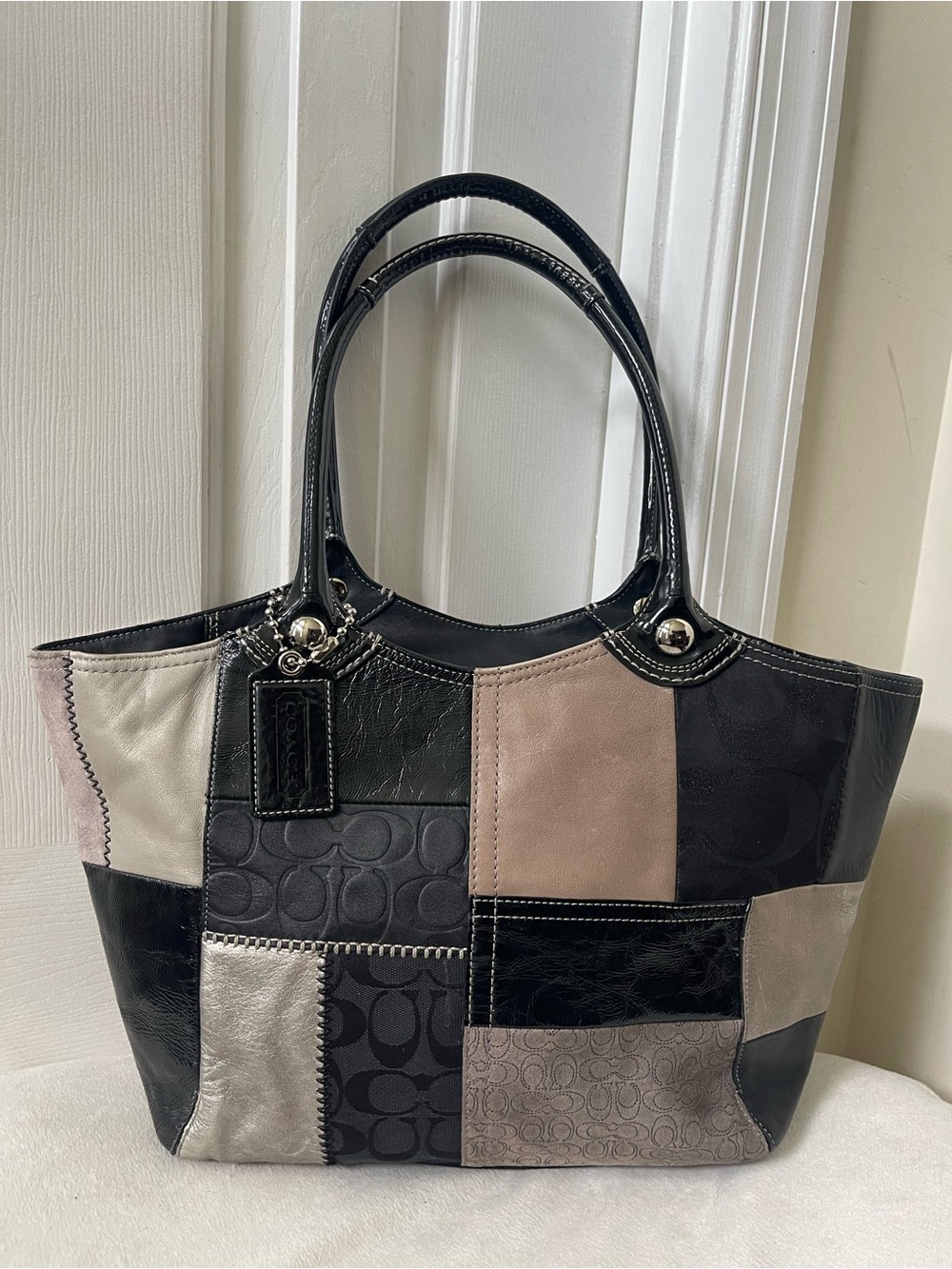 Coach Vintage Bleecker Signature Patchwork Tote